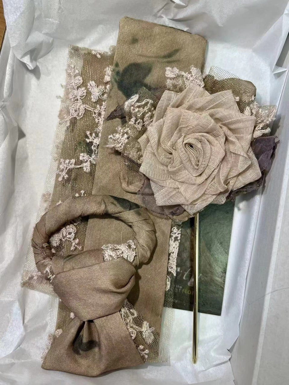 Rose Lace Hairpin