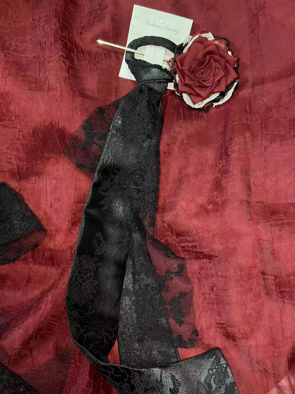 Rose Lace Hairpin