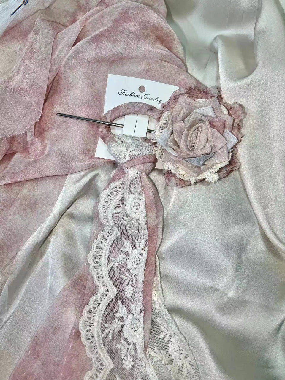 Rose Lace Hairpin