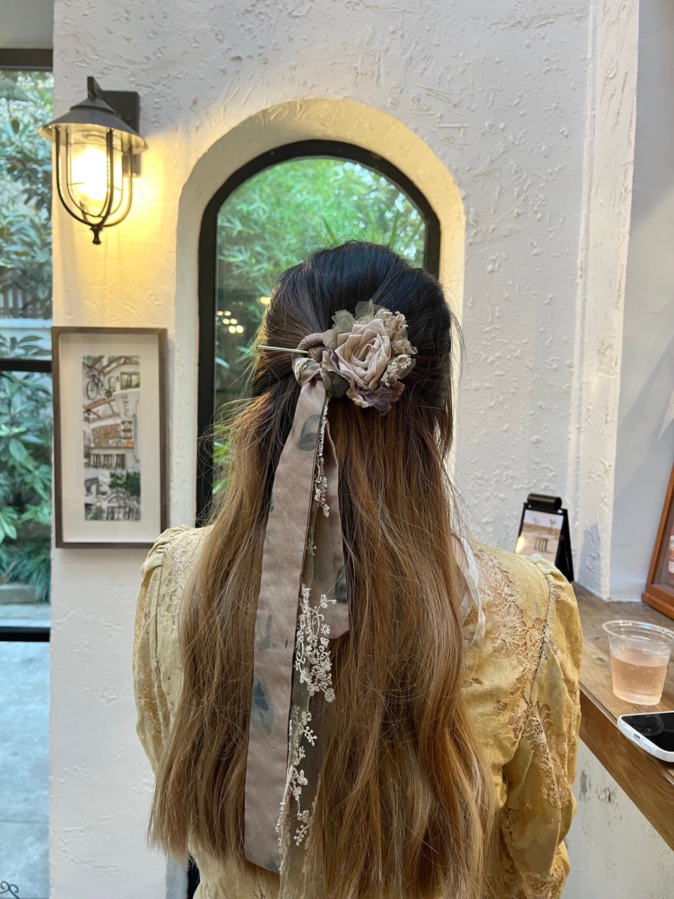 Rose Lace Hairpin