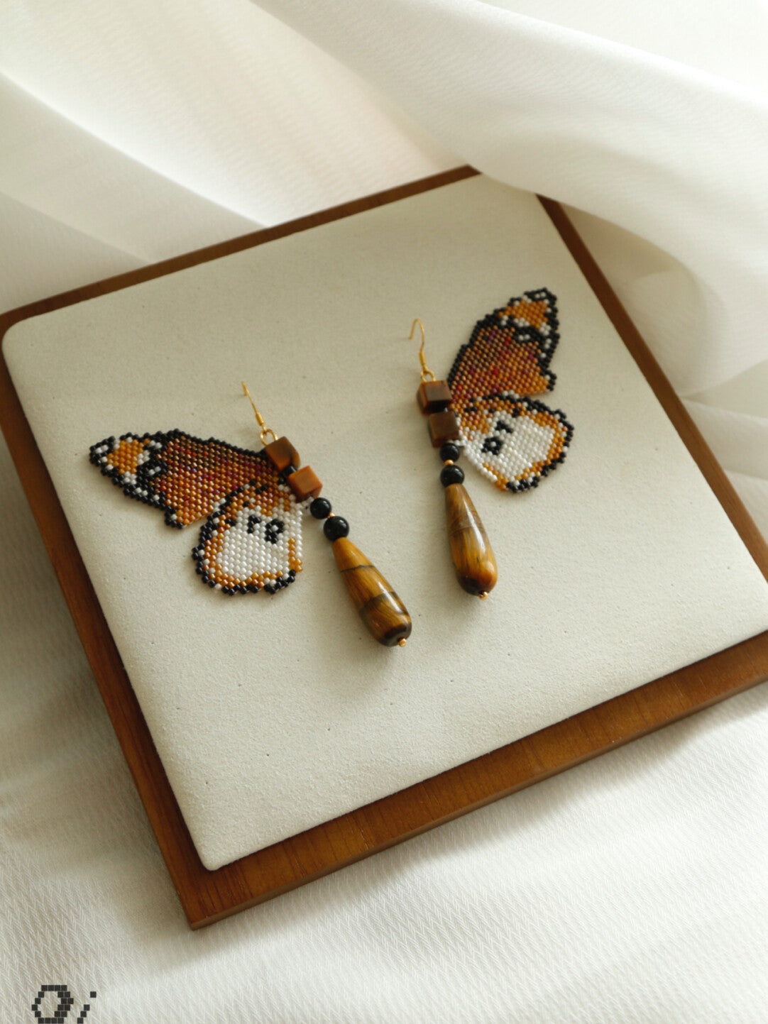 Royal Butterfly MIYUKI Beaded Earrings