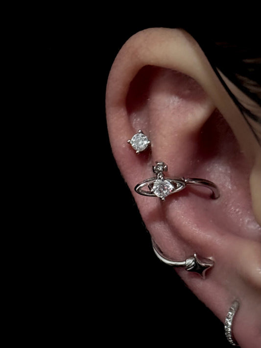 Running to Saturn Earring | Earring | Three Fleas