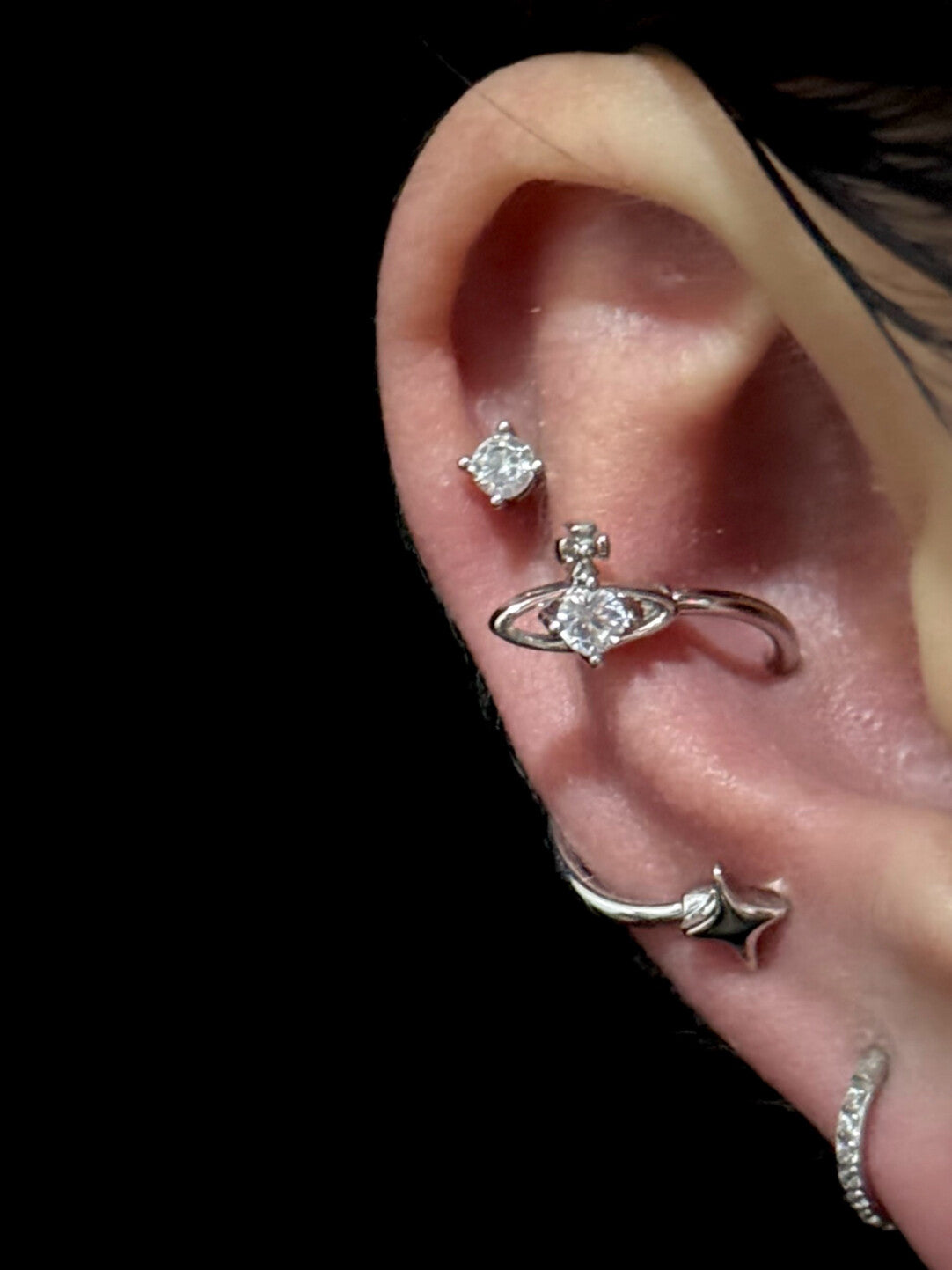 Running to Saturn Earring | Earring | Three Fleas