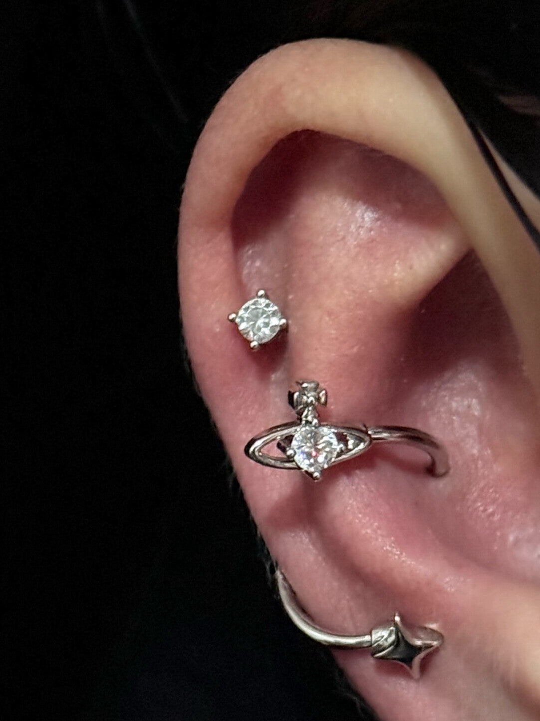 Running to Saturn Earring | Earring | Three Fleas