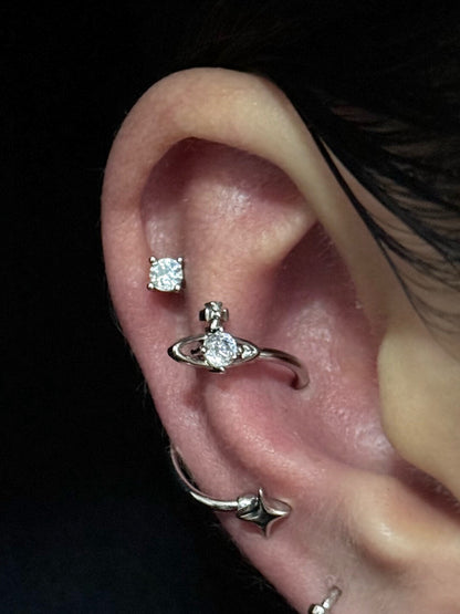 Running to Saturn Earring | Earring | Three Fleas