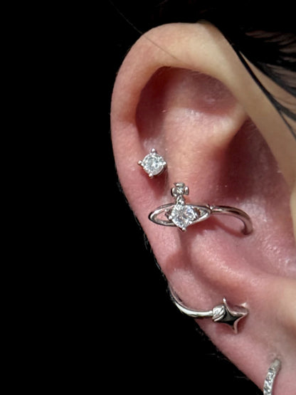 Running to Saturn Earring | Earring | Three Fleas