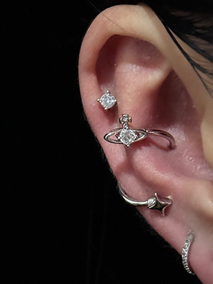 Running to Saturn Earring | Earring | Three Fleas