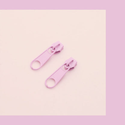 Funny Colorful Zipper Earrings