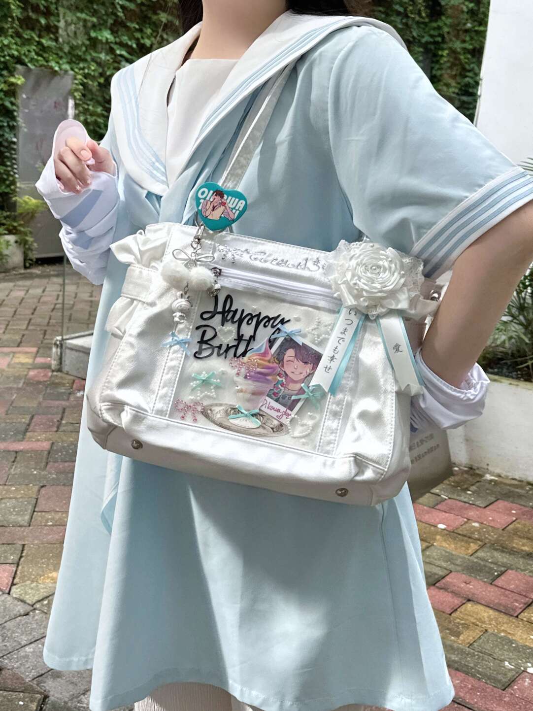 Satin Ribbon Shoulder Crossbody Ita Bag