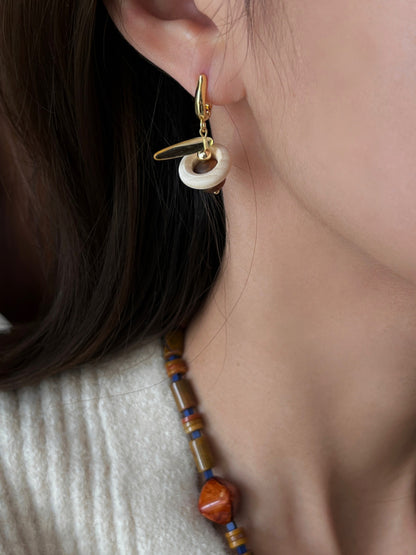 Saturn Asymmetric Earrings