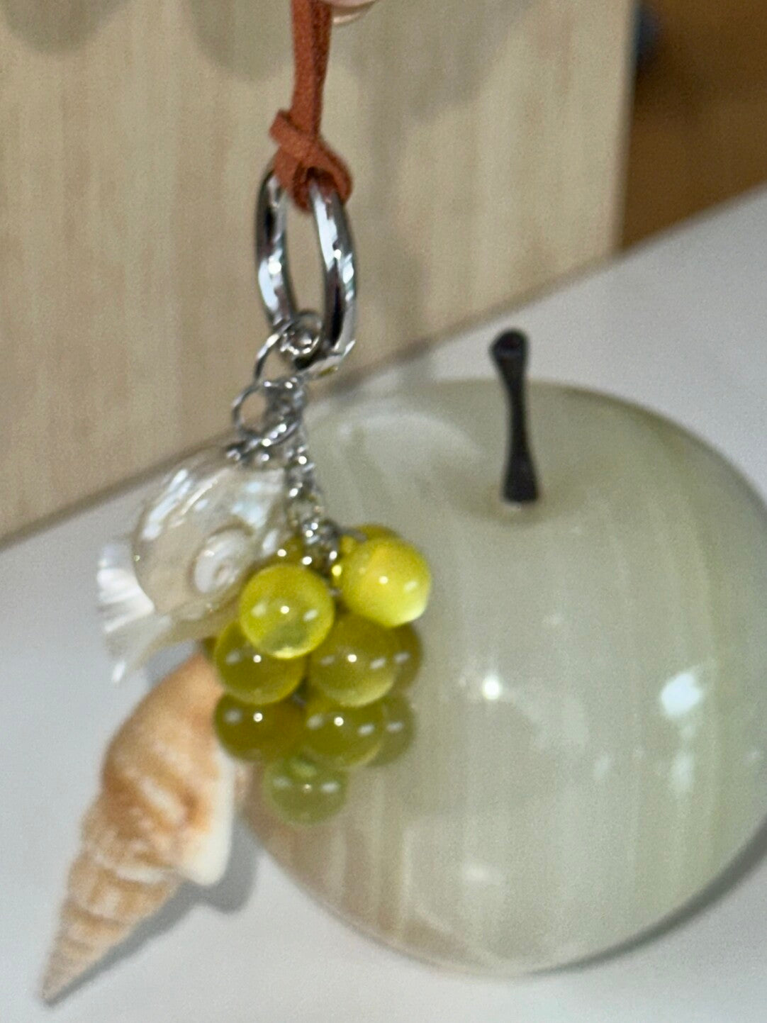 Sea Grape Conch Pendant Necklace