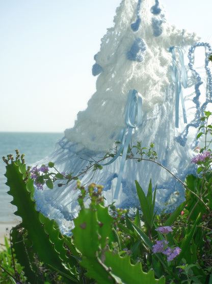 Sea Salt Soda Tie-Strap Floral Crochet Top