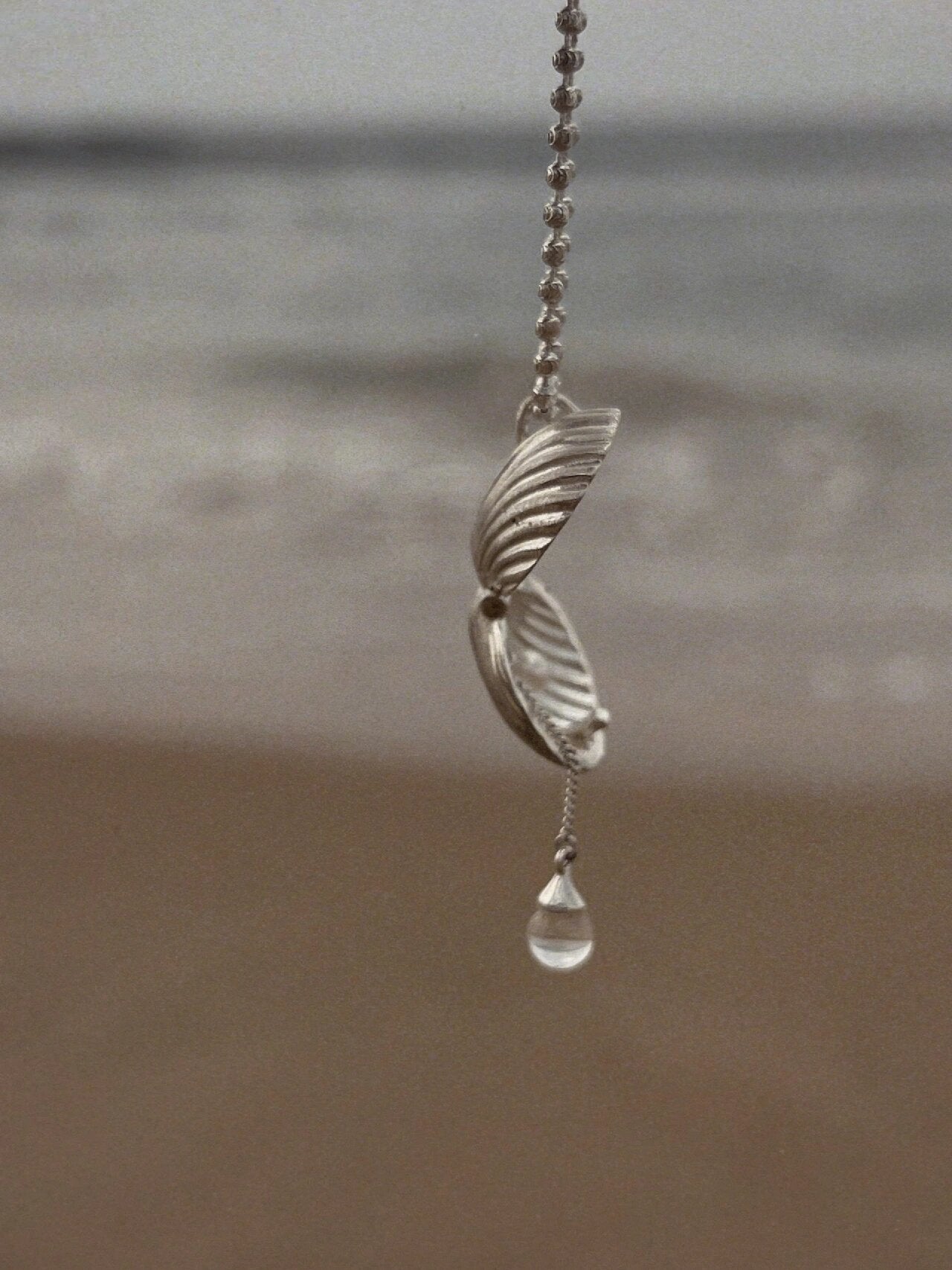 Shell Pearl Crystal Necklace | Jewelry | Three Fleas