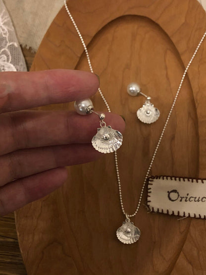 Shell Silver Necklace