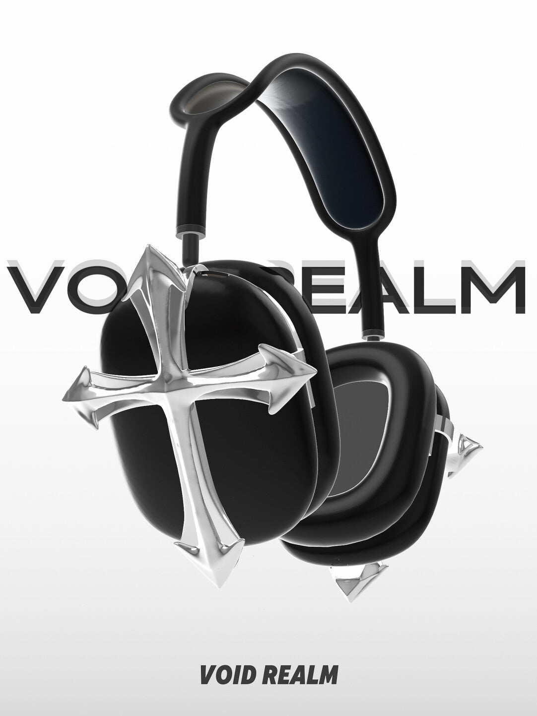 Silver Cross AirPods Max Case