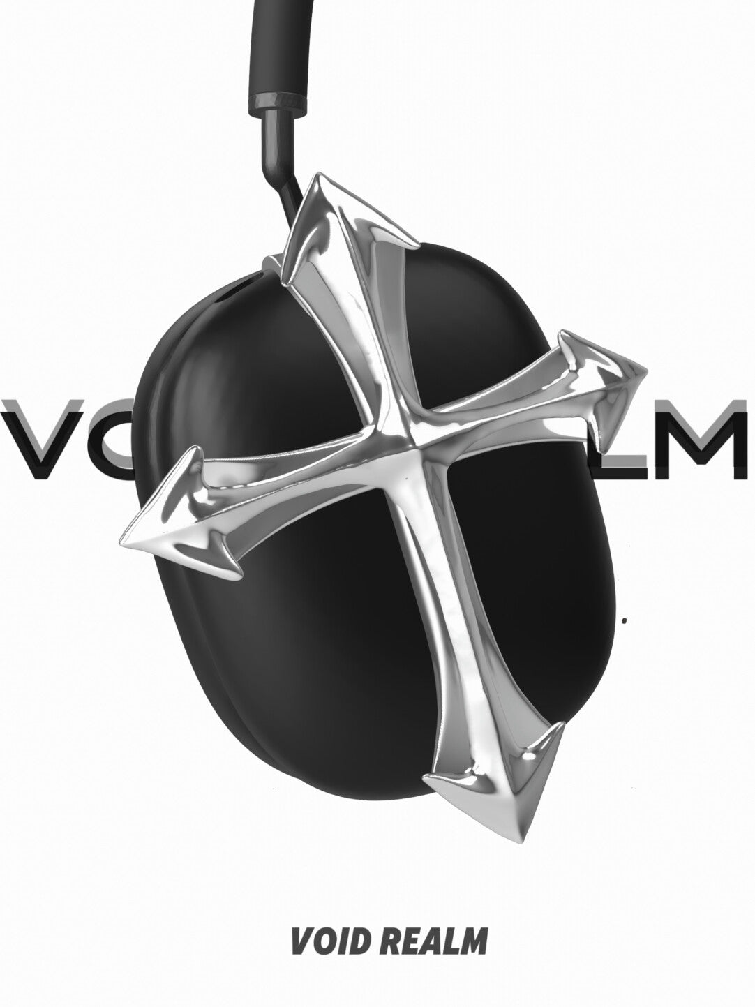 Silver Cross AirPods Max Case