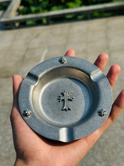 Silver Cross Decor Creative Ashtray