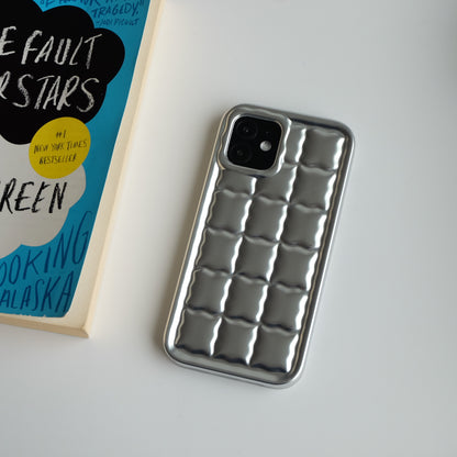 Silver Square Phone Case