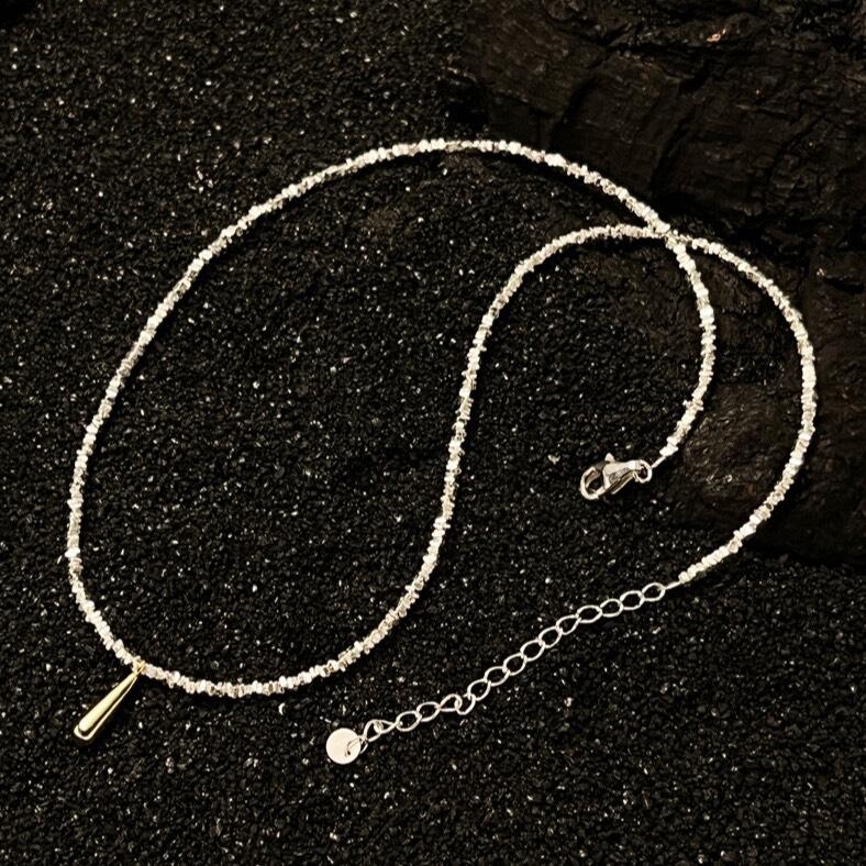 Silver Water Drop Necklace