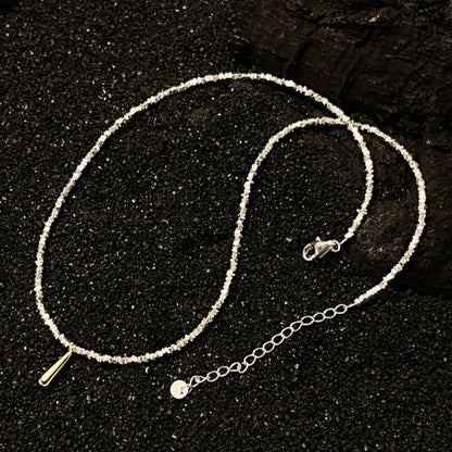 Silver Water Drop Necklace