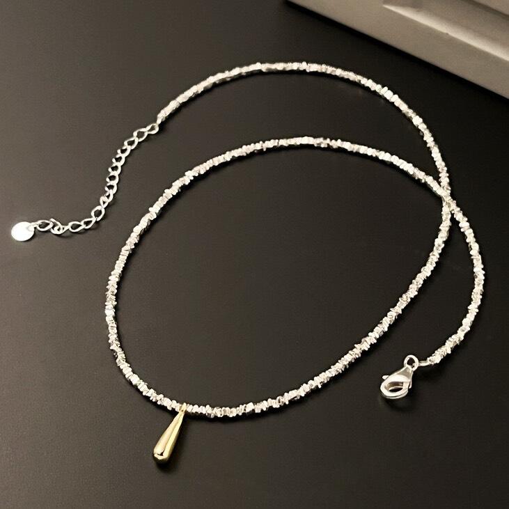 Silver Water Drop Necklace