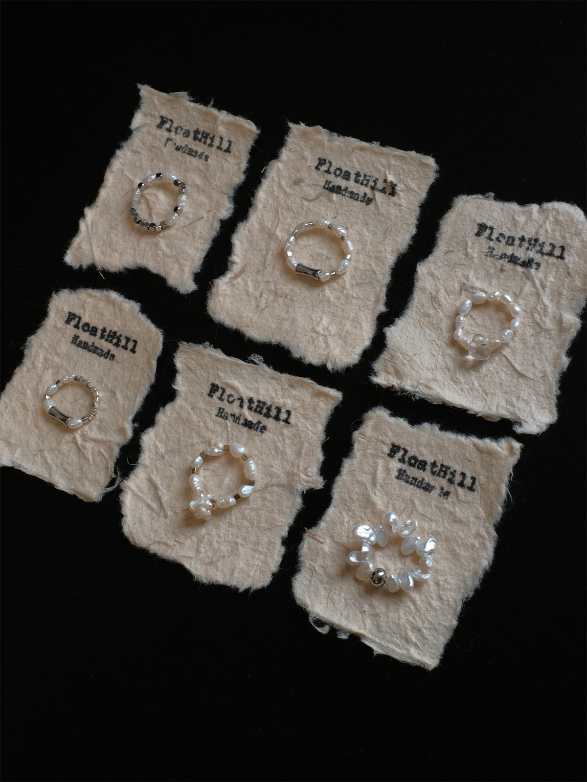 Simple Baroque Pearl Stacking Elastic Ring