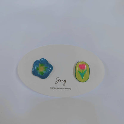 Simple Handmade Shrink Plastic Studs