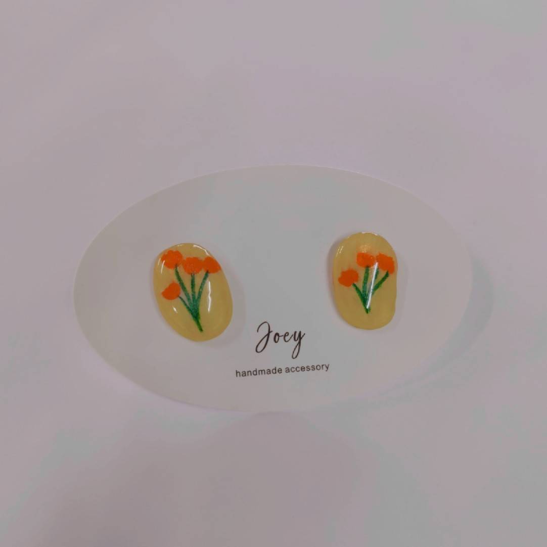 Simple Handmade Shrink Plastic Studs