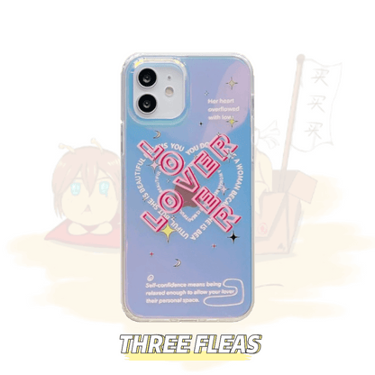 Simple technology sense laser phone case