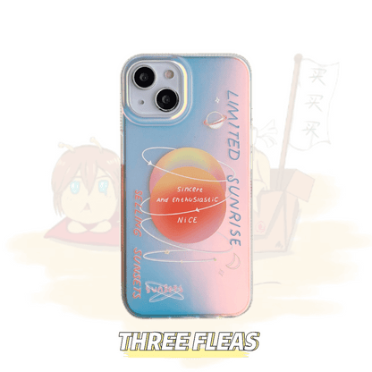 Simple technology sense laser phone case