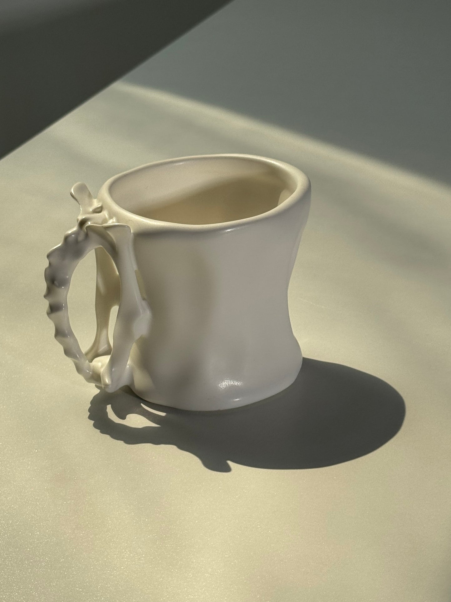 Skeletal Hip Bone Ceramic Cup