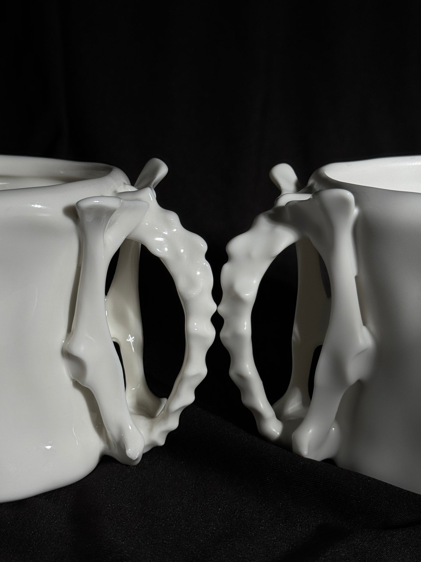 Skeletal Hip Bone Ceramic Cup