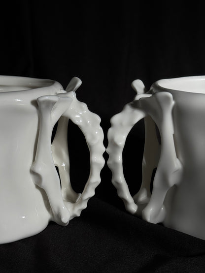 Skeletal Hip Bone Ceramic Cup