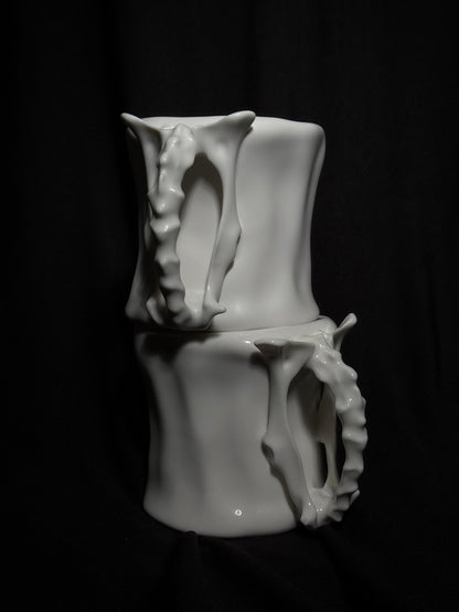 Skeletal Hip Bone Ceramic Cup