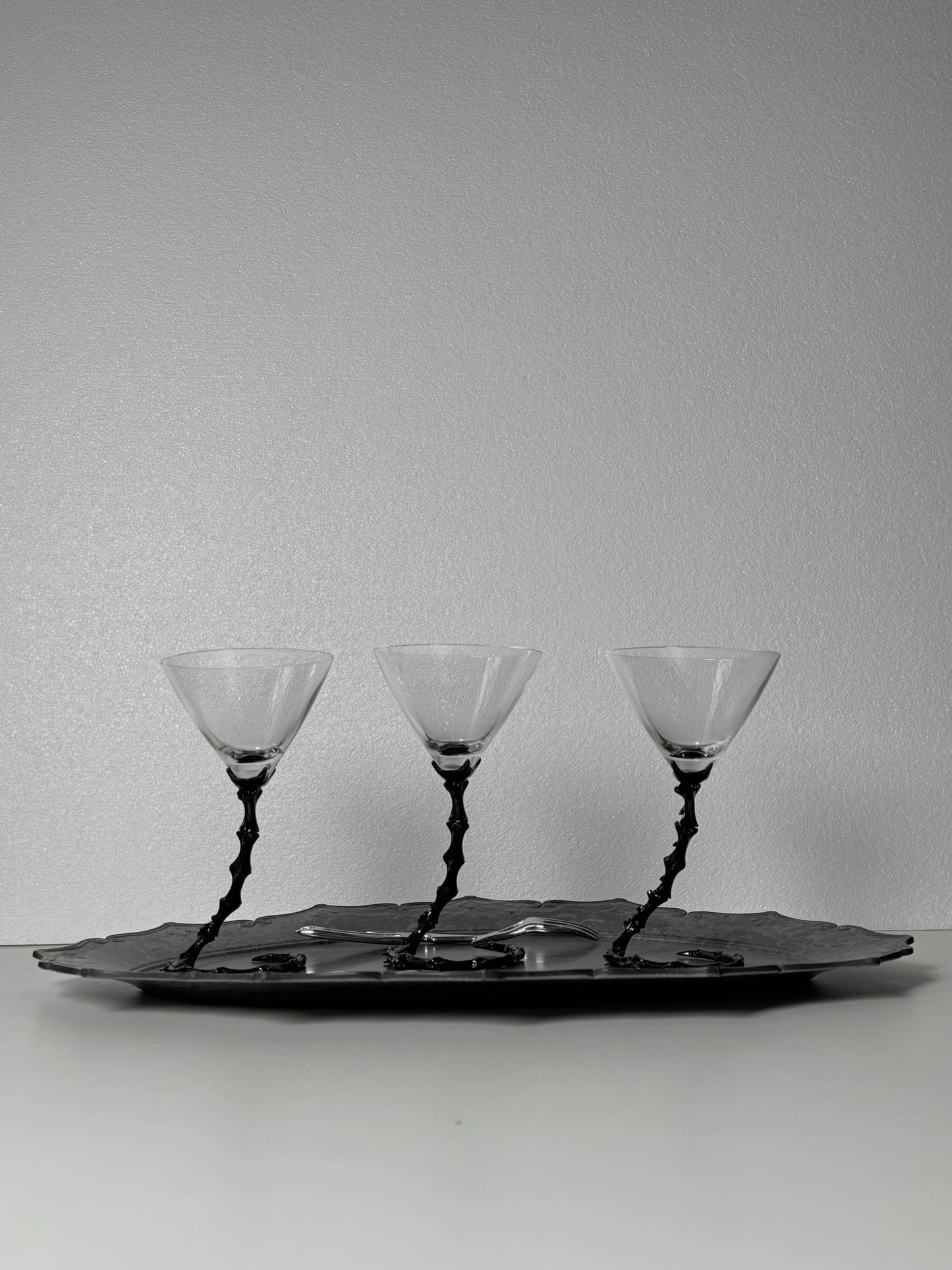 Skeleton Art Crystal Cocktail Glass