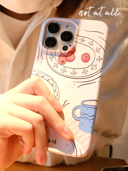 Sketch Tableware Printed Phone Case