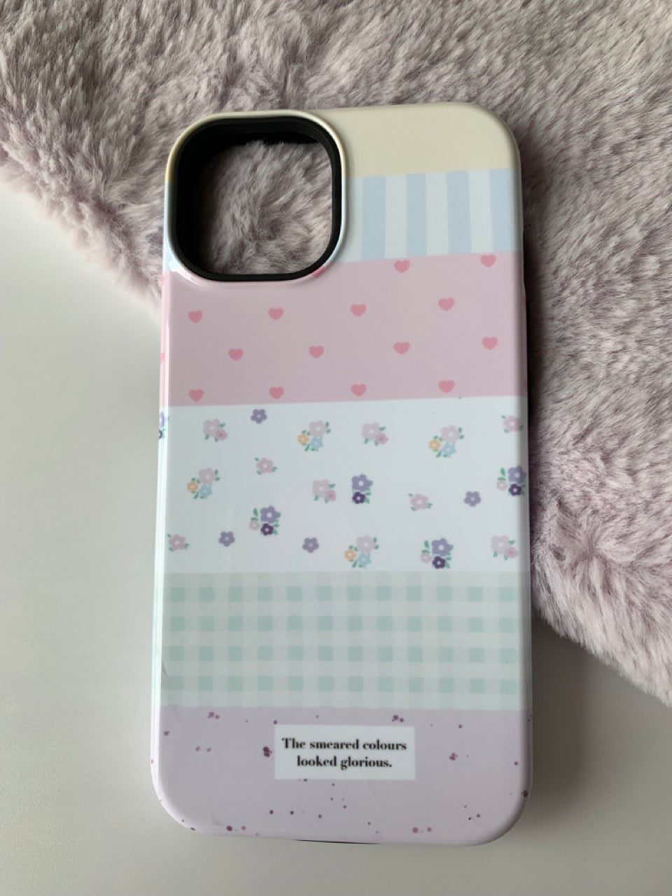 Small Flower Printed Double Layer Phone Case