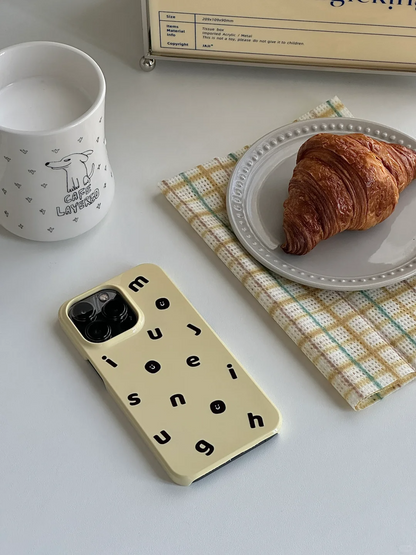 Smile Face Printed Phone Case