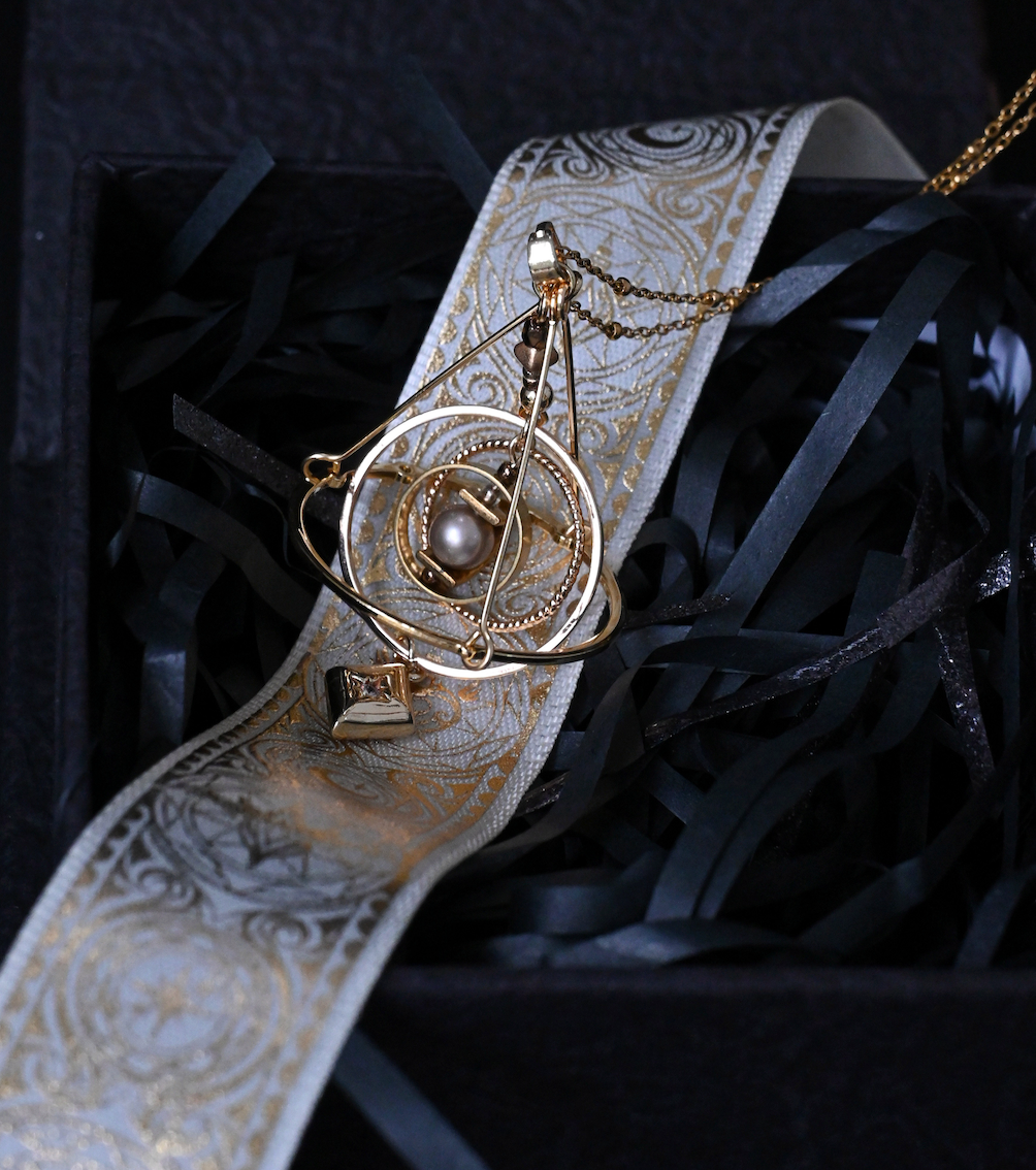 Solar Dial Track Necklace