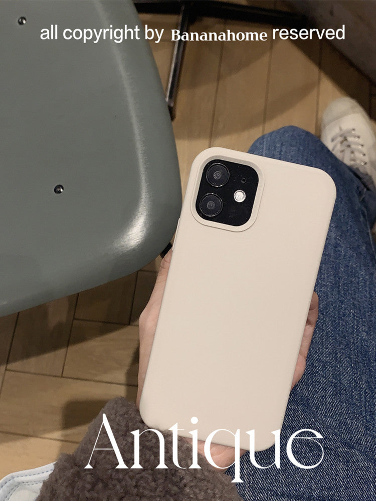Solid Color Silicone Phone Case