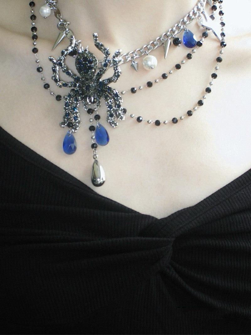 Spider Lady Tassel Layered Waist Chain