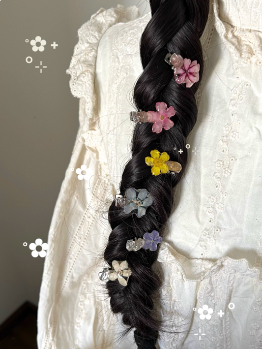 Spring Flower Resin Hair Clip | Hair Accessories | Three Fleas