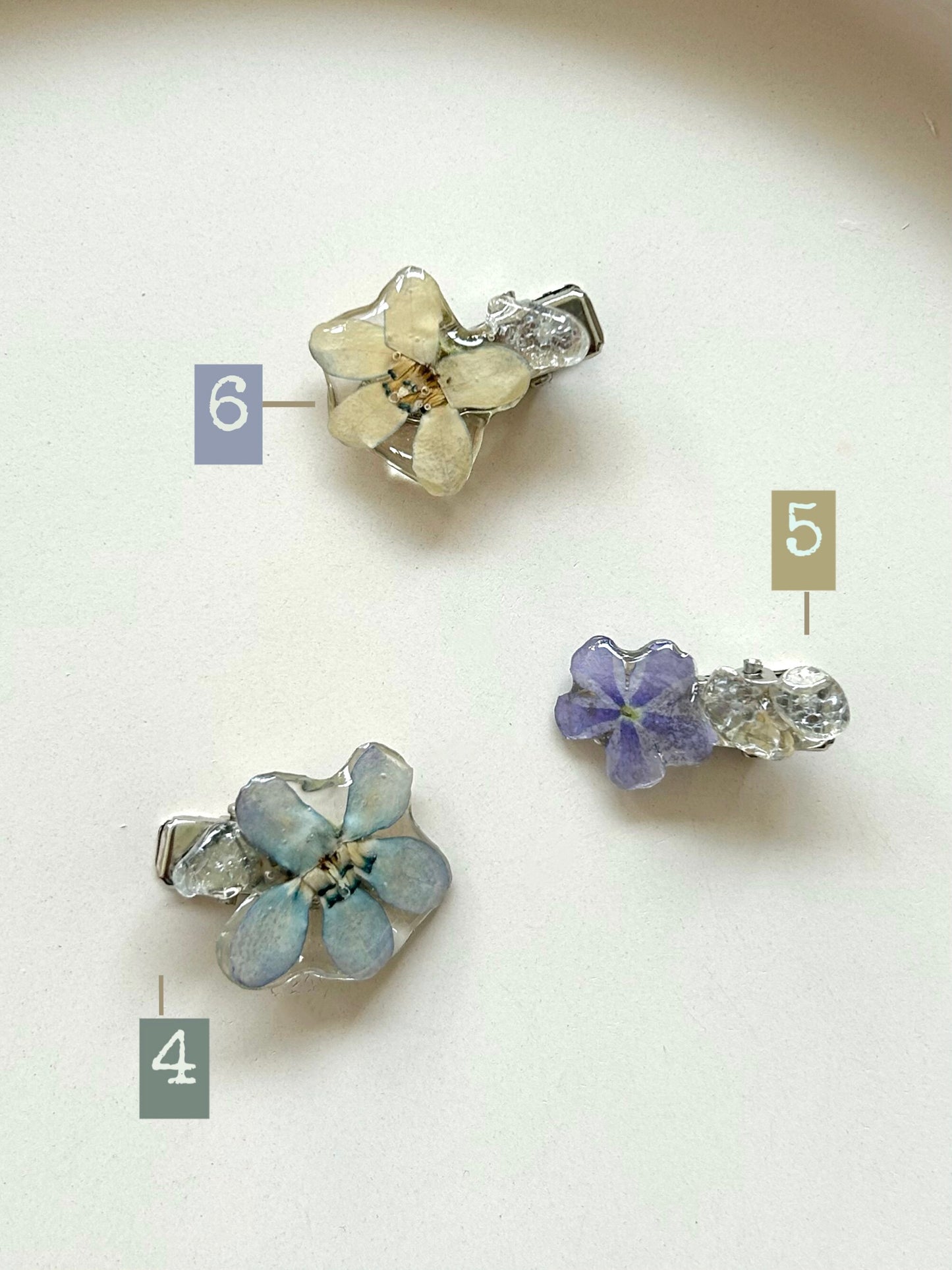 Spring Flower Resin Hair Clip | Hair Accessories | Three Fleas