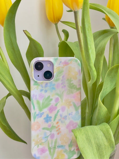 Spring Flowers Oil Painting Phone Case