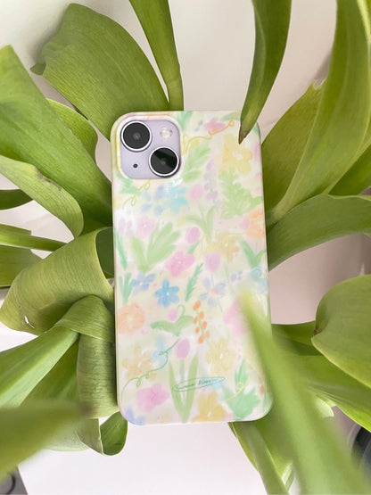 Spring Flowers Oil Painting Phone Case