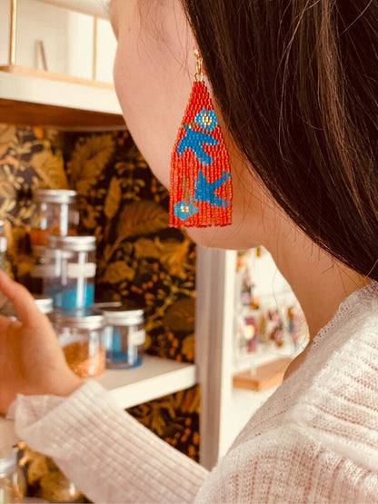 Spring Messenger MIYUKI Beaded Earrings