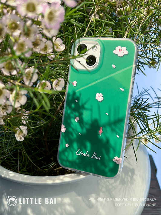 Spring Sakura Printed Phone Case