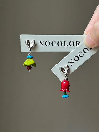 Spring Tulip Earrings | Earring | Three Fleas