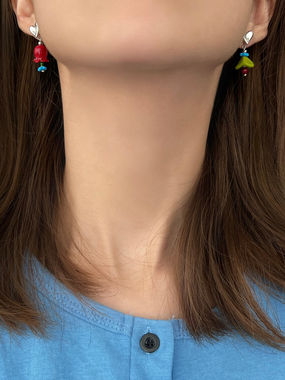 Spring Tulip Earrings | Earring | Three Fleas