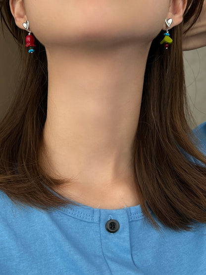 Spring Tulip Earrings | Earring | Three Fleas